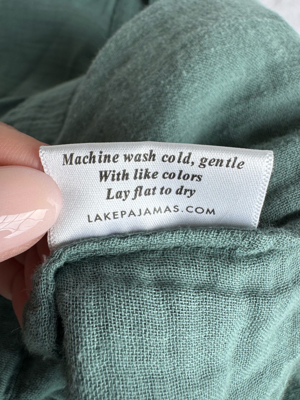 LAKE Day Dress Women Maxi Small Green 100% cotton cottagecore boho peasant cozy - Picture 7 of 9